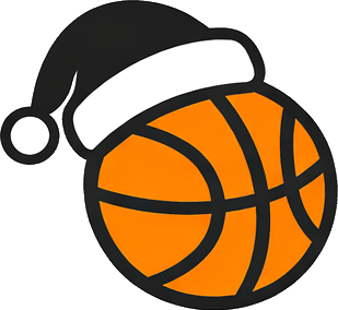 Basketball Santa logo